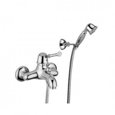 Giulini Giovanni Symphony bateria wannowa kompletna chrom - uchwyt przezroczysty Swarovski SY 9501