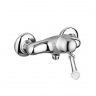 Giulini Giovanni Symphony bateria natryskowa chrom - uchwyt przezroczysty Swarovski SY9508