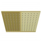 Kohlman deszczownica kwadratowa 25x25 cm złoty szczotkowany Q25EGDB