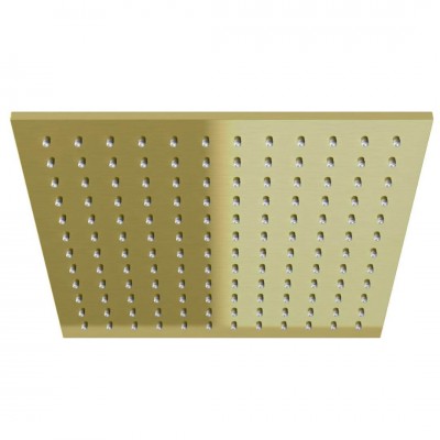 Kohlman deszczownica kwadratowa 30x30 cm złoty szczotkowany Q30EGDB