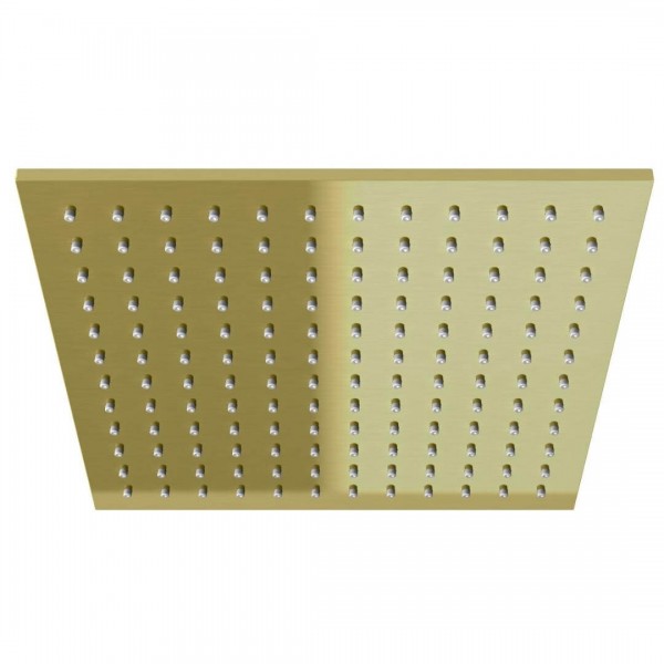 Kohlman deszczownica kwadratowa 30x30 cm złoty szczotkowany Q30EGDB