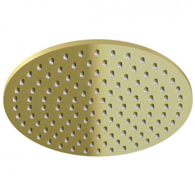 Kohlman deszczownica okrągła 30 cm złoty szczotkowany R30EGDB