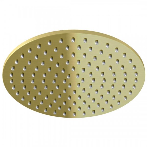 Kohlman deszczownica okrągła 30 cm złoty szczotkowany R30EGDB