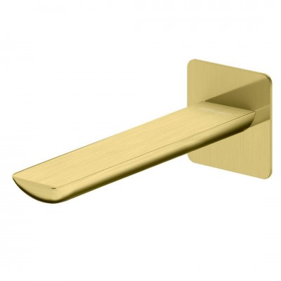 Kohlman Experience Brushed Gold wylewka wannowa 20 cm złoty szczotkowany QW230EGDB