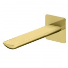 Kohlman Experience Brushed Gold wylewka wannowa 20 cm złoty szczotkowany QW230EGDB