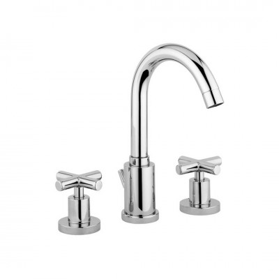 Giulini Giovanni G3 bateria umywalkowa 3-otworowa retro chrom 7612