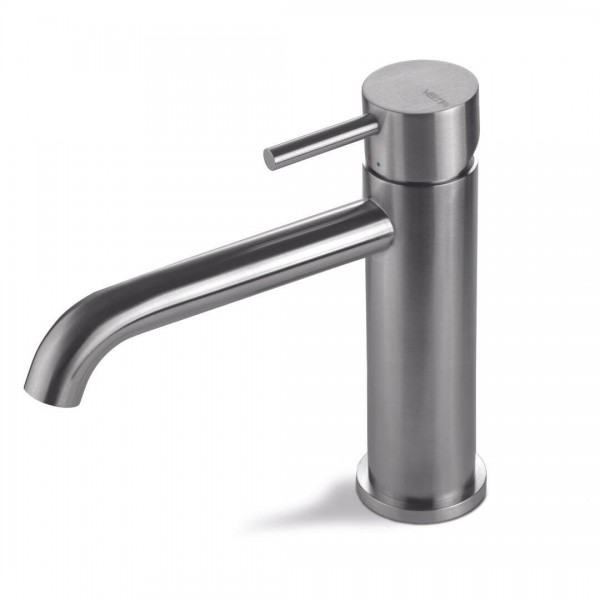 Vema Tiber Steel bateria umywalkowa z korkiem klik klak V17011/K