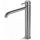 Vema Tiber Steel bateria umywalkowa wysoka z korkiem klik klak V17021/K