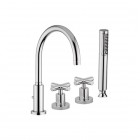 Giulini Giovanni G3 bateria wannowa 4-otworowa retro chrom 7665