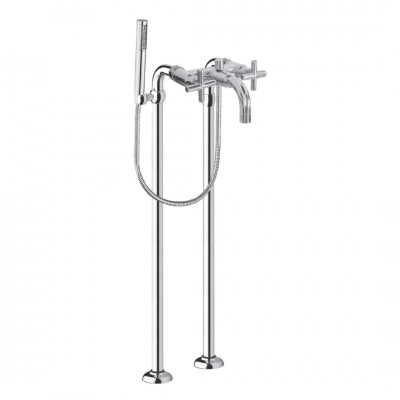 Giulini Giovanni G3 bateria wannowa stojąca retro chrom 7601/N