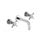 Giulini Giovanni G5 bateria umywalkowa ścienna wylewka 20 cm retro chrom 7920-20