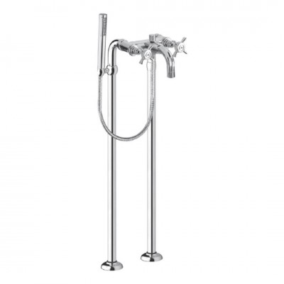 Giulini Giovanni G5 bateria wannowa stojąca retro chrom 7901N