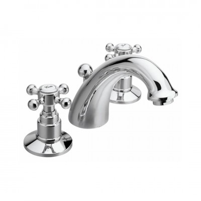 Reitano Atea bateria umywalkowa 3-otworowa retro chrom R702CH