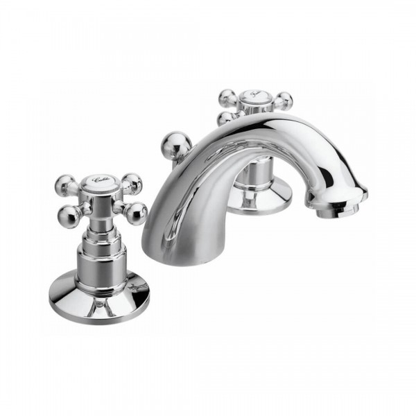 Reitano Atea bateria umywalkowa 3-otworowa retro chrom R702CH