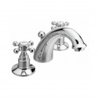 Reitano Atea bateria umywalkowa 3-otworowa retro chrom R702CH