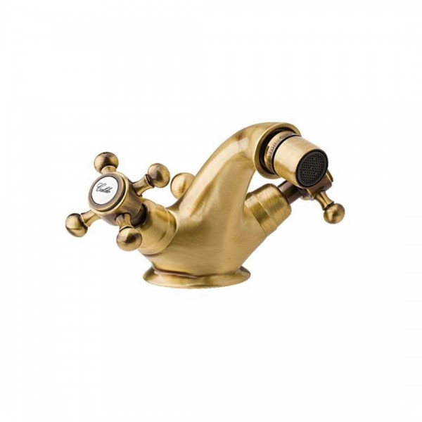 Reitano Atea bateria bidetowa retro stare złoto R718B