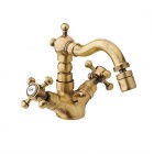 Reitano Atea bateria bidetowa wysoka retro stare złoto R738B