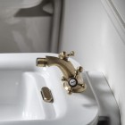 Reitano Atea bateria bidetowa retro stare złoto R718B