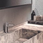 Vema Oten bateria umywalkowa stojąca z korkiem klik klak chrom V30011/K