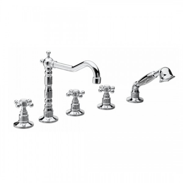 Reitano Atea bateria wannowa 5-otworowa wysoka chrom R788CH