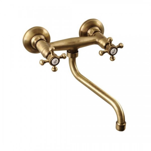 Reitano Atea bateria kuchenna ścienna stare złoto R306B