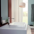 Demm Drake bateria umywalkowa stojąca wysoka chrom 7314