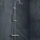 Vema Tiber Steel zestaw natryskowy deszczownica 25 cm inox V08233
