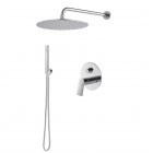 Vema Oten zestaw prysznicowy podtynkowy deszczownica 20 cm chrom OTEZES20