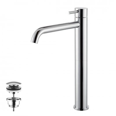 Vema Maira bateria umywalkowa stojąca wysoka z korkiem klik klak V27021/K