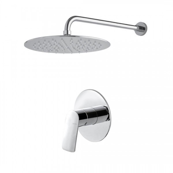 Vema Oten zestaw prysznicowy podtynkowy deszczownica 20 cm chrom OTEDES20