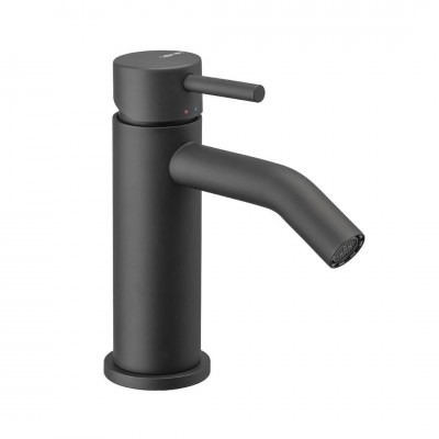 Vema Maira bateria bidetowa stojąca z korkiem czarny mat V27070/CZAR