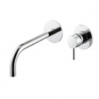 Vema Maira bateria umywalkowa podtynkowa wylewka 21 cm chrom V27050