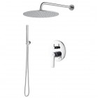 Demm Drake zestaw prysznicowy podtynkowy deszczownica 20 cm chrom 73ZES20