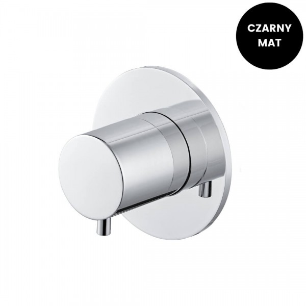 Vema Maira przełącznik podtynkowy 3 wyjścia wody czarny mat V27120/CZAR