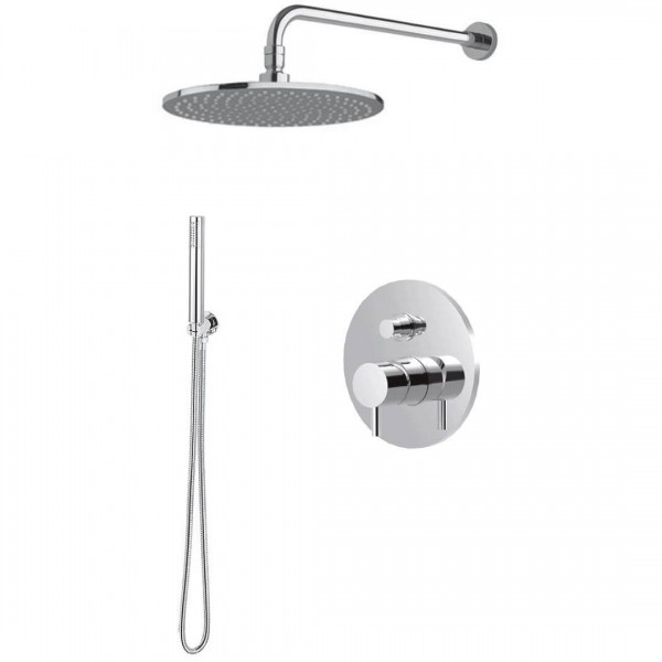 Giulini Giovanni My Future zestaw prysznicowy podtynkowy deszczownica 20 cm chrom 59ZES20