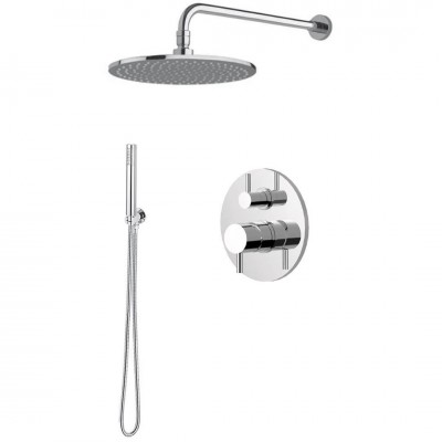 Giulini Giovanni My Future zestaw prysznicowy podtynkowy deszczownica 30 cm chrom 5964ZES30