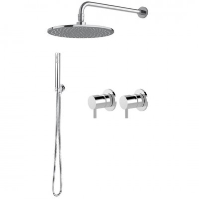 Giulini Giovanni My Future zestaw prysznicowy podtynkowy deszczownica 20 cm chrom 59ZES80