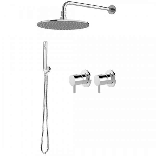 Giulini Giovanni My Future zestaw prysznicowy podtynkowy deszczownica 20 cm chrom 59ZES80