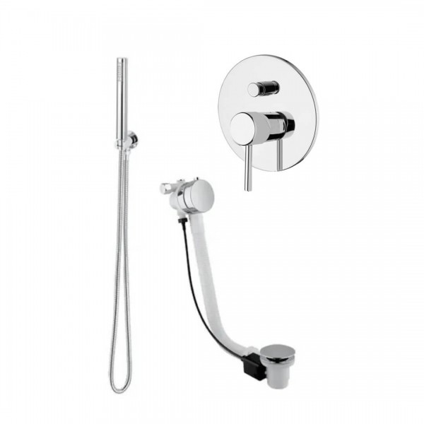 Giulini Giovanni Futuro kompletny zestaw wannowy przelew 55 cm 65PRZ55