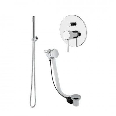 Giulini Giovanni Futuro kompletny zestaw wannowy przelew 80 cm 65PRZ80