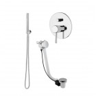 Giulini Giovanni Futuro kompletny zestaw wannowy przelew 80 cm 65PRZ80