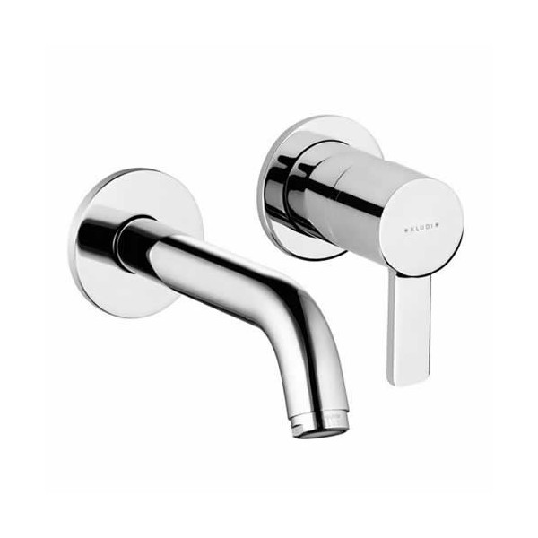 Kludi Zenta bateria umywalkowa ścienna wylewka 180 mm