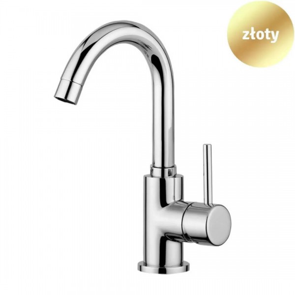 Giulini Giovanni Futuro bateria umywalkowa bez korka złota 6585/SC/ZL