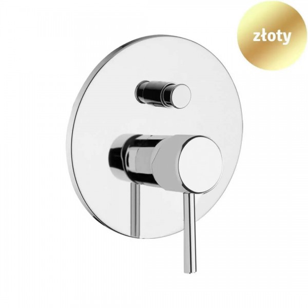 Giulini Giovanni Futuro bateria wannowo-prysznicowa podtynkowa złota 6513/ZL