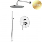 Giulini Giovanni Futuro kompletny zestaw prysznicowy złoty 65ZES20/ZL