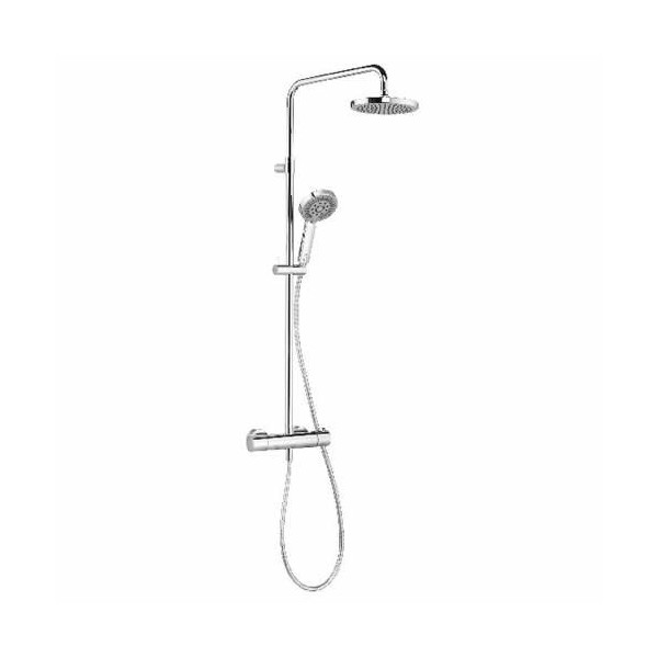Kludi A-QA Dual Shower System zestaw natryskowy z termostatem