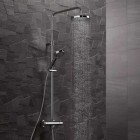 Kludi A-QA Dual Shower System zestaw natryskowy z termostatem