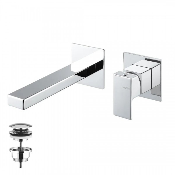 Vema LYS bateria umywalkowa podtynkowa z korkiem klik klak V25050/K