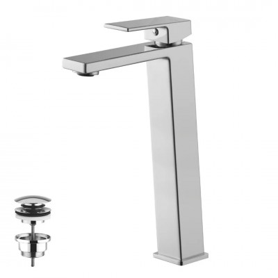 Vema LYS bateria umywalkowa wysoka z korkiem klik klak V25021/K