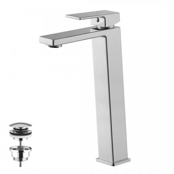 Vema LYS bateria umywalkowa wysoka z korkiem klik klak V25021/K